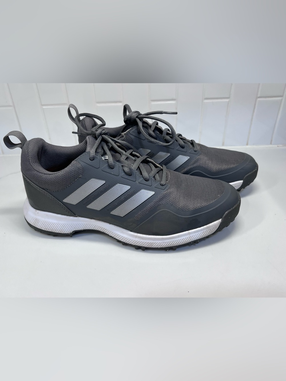 Adidas Men’s Tech Response 3.0 Spikeless Golf Shoes Grey Size 7